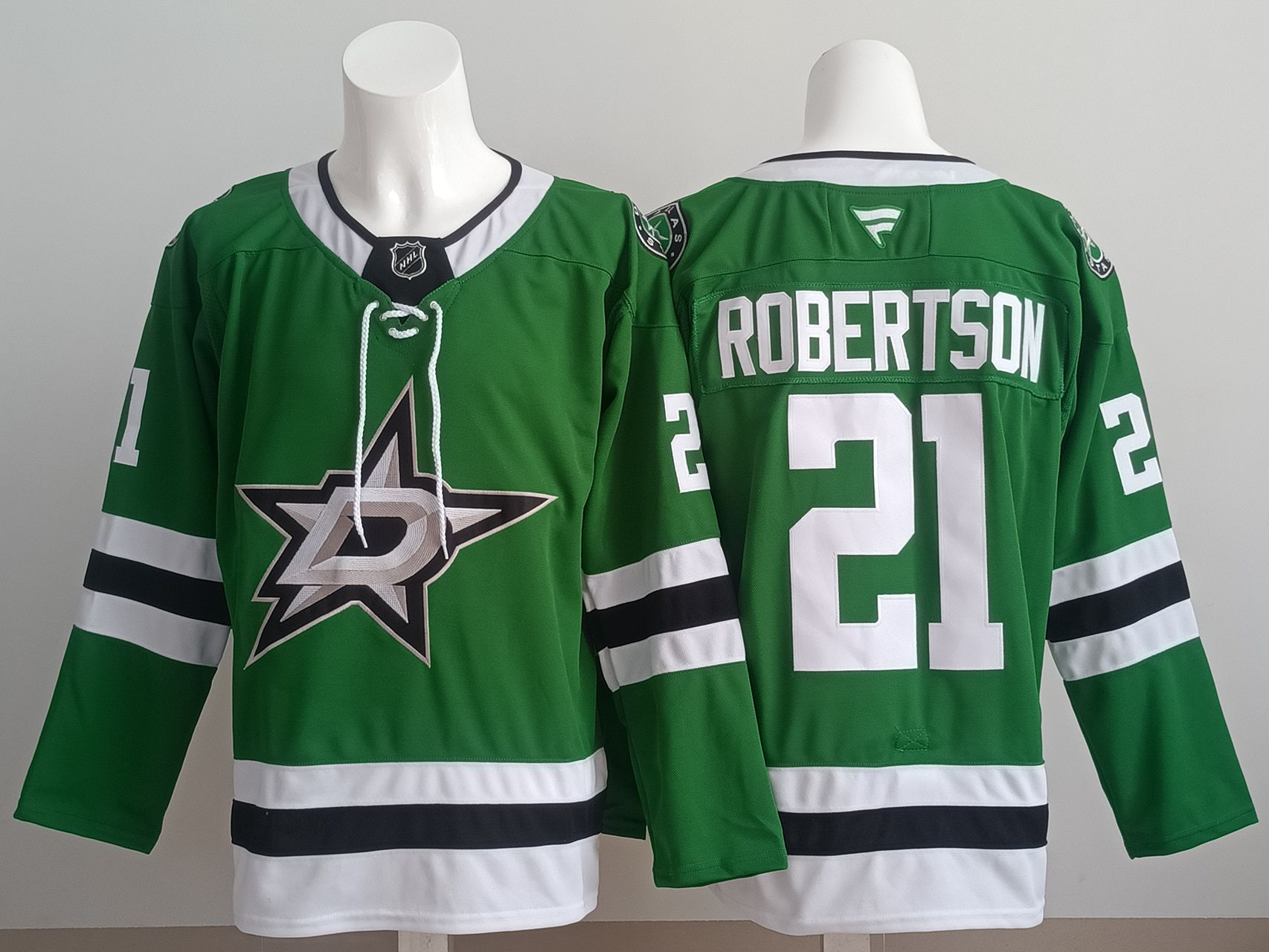 Men 2025 Dallas Stars #21 Robertson Green NHL Jersey style 01->los angeles kings->NHL Jersey
